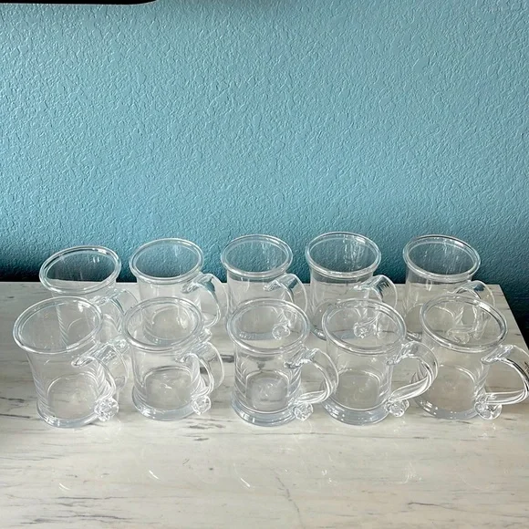 Simon Pearce Handblown Windsor Tankard Mugs - Picture 2 of 5